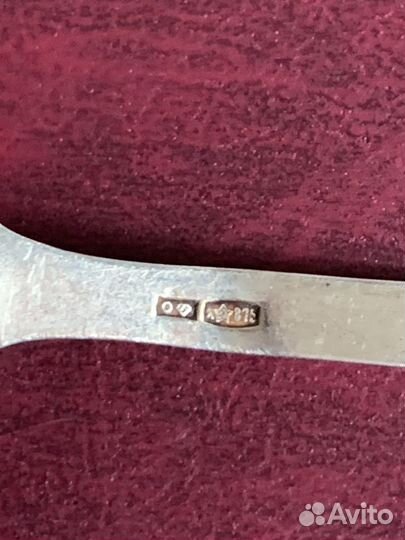 Бронь Серебряные чайные ложки с перегородч эмалью