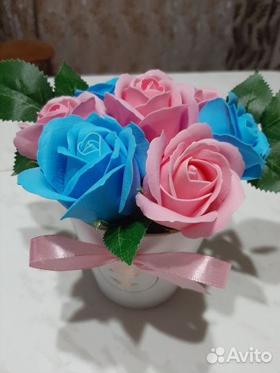 Цветы из мыла