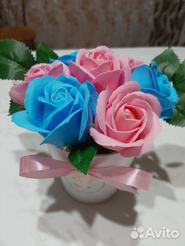 Цветы из мыла