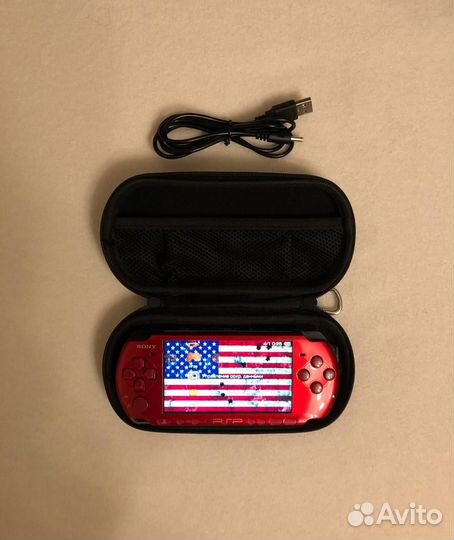 Sony PSP 3008 Red 32gb (прошитая)