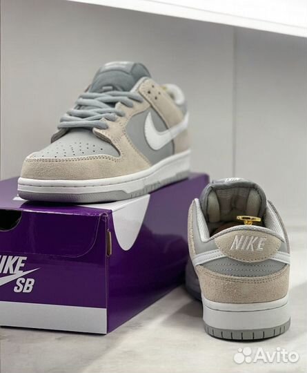 Кроссовки Nike Dunk Low SB Grey Beige