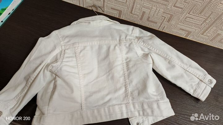 Джинсовая куртка для девочки 80 86