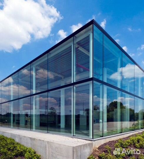 Фасадное витражное остекление