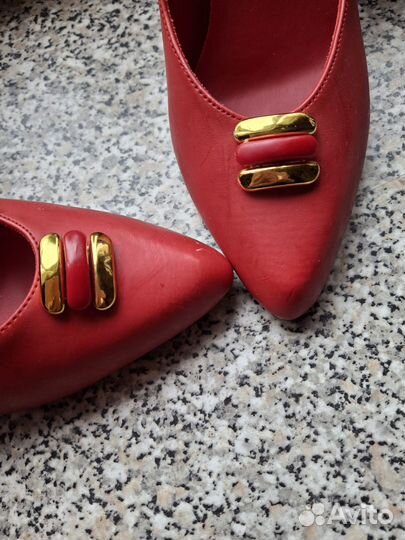 Туфли женские красные,40