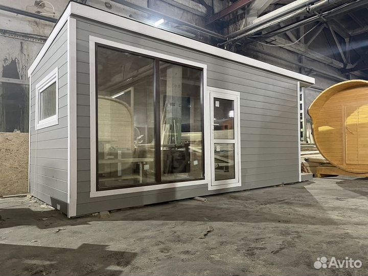 Баня каркасная 