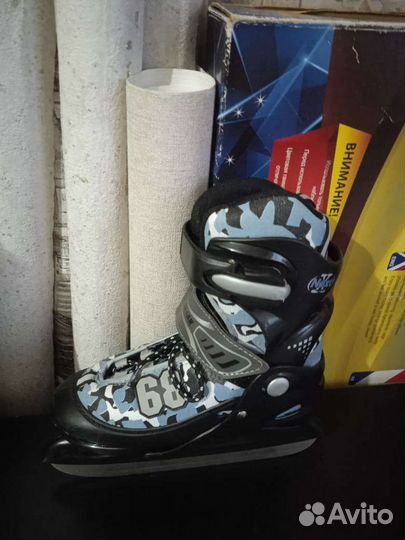 Коньки детские раздвижные 30-33 next, торг
