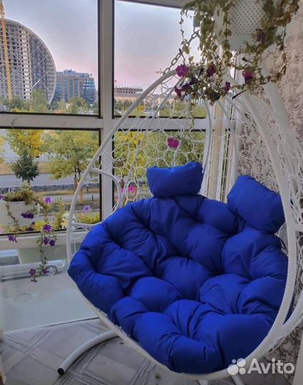 Садовые качели кокон в расску без банка