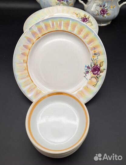 Кофейный сервиз, фарфор СССР, Добрушский фарфоровы