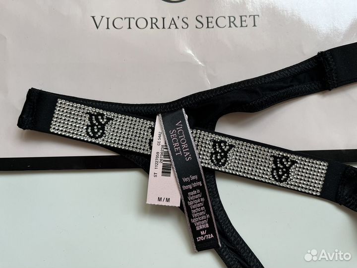 Атласные стринги Victorias Secret