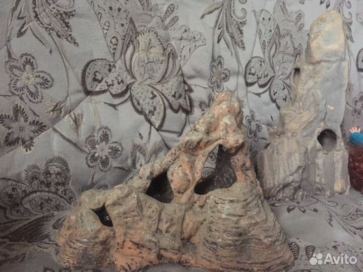 Грот Для аквариума и террариума 4 предмета