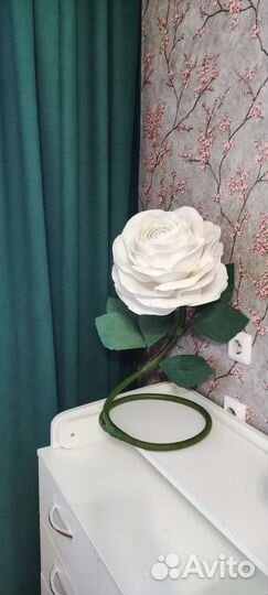 Светильник роза из изолона