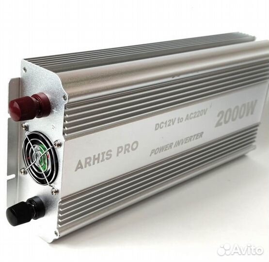 Инвертор 2000 W преобразователь 12-220 arhis PRO