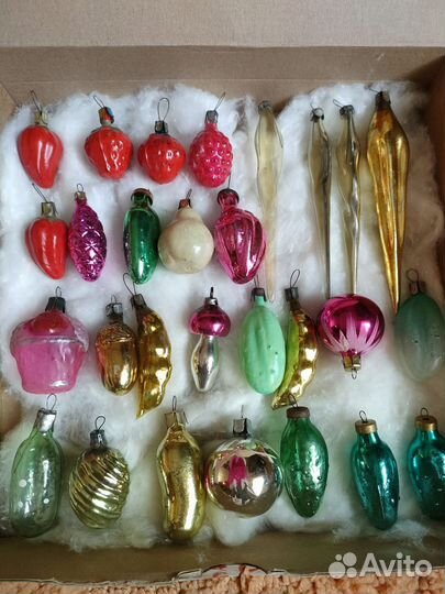 Елочные игрушки СССР