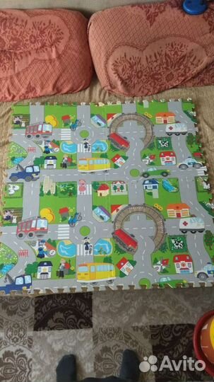 Напольный коврик-пазл 