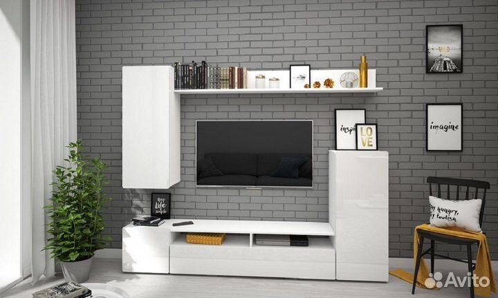 Стенка Альфа белая