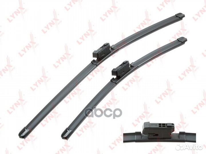 LB-1251) Комплект бескаркасных щеток стеклоочи