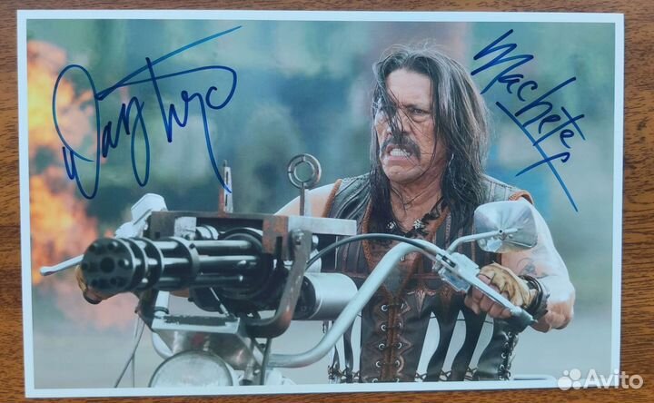 Автограф Дэнни Трехо 