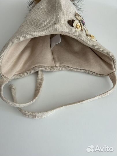 Шапка зимняя для девочки 50 52