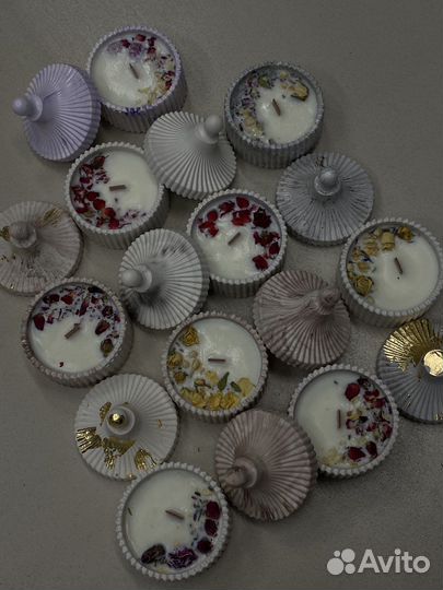 Арома-свечи в шкатулки, подставки