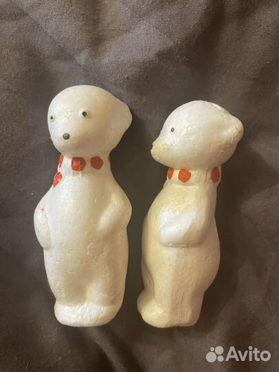 Елочные игрушки СССР из пенопласта