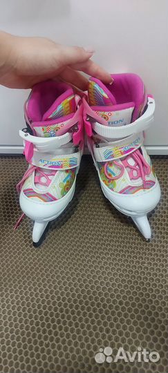 Коньки детские раздвижные 26-29