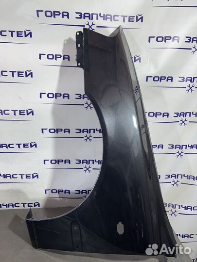 Крыло переднее левое Акцент тагаз черный D01