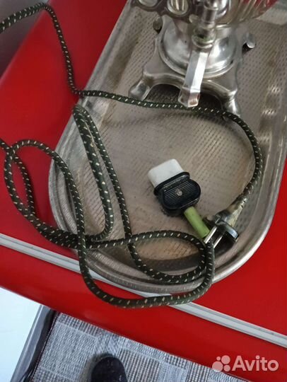 Самовар электрический СССР с подносом