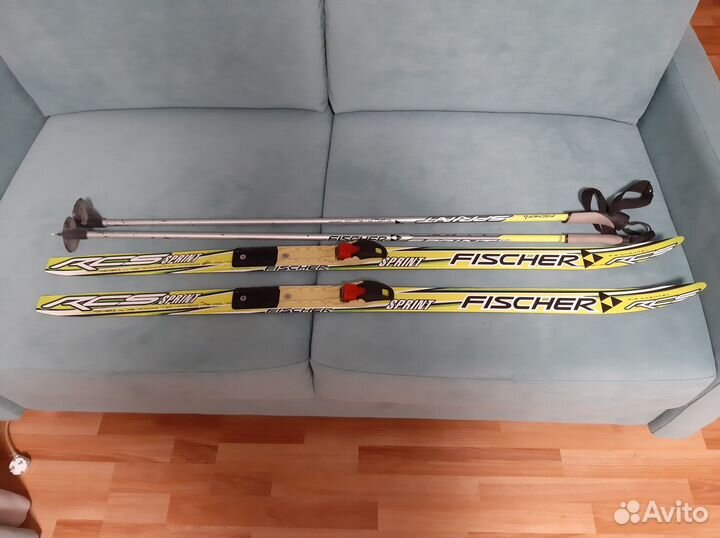 Лыжи fisher коньковые детские