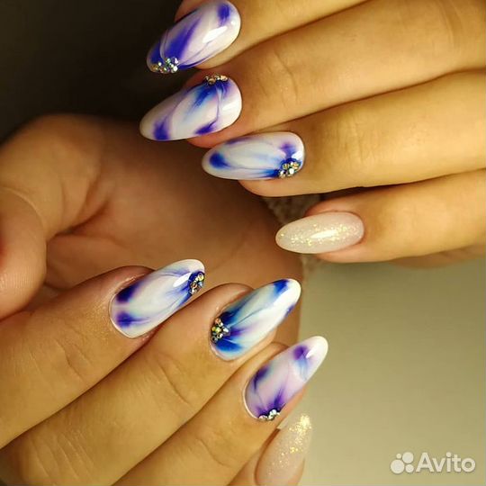 Маникюр, педикю, гель лак, укрепление, наращивание