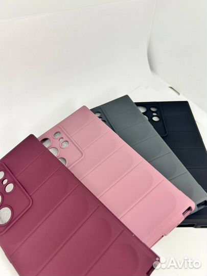 Чехол Samsung S24 Ultra противоударный с бортом