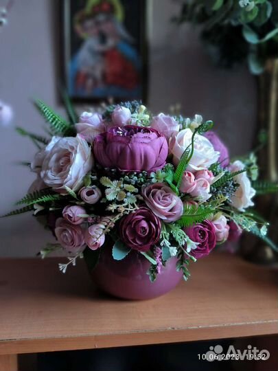 Букет цветов декор для дома