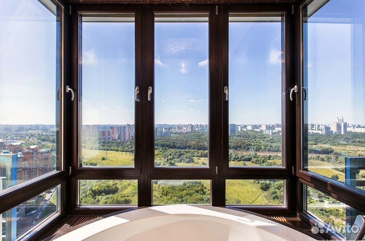 Окна алютех глухие окна