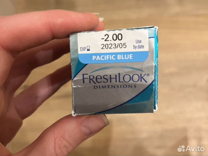 Fresh look Линзы цветные -2.0