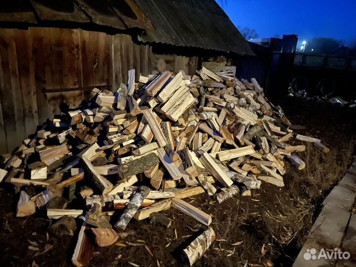 Дрова колотые береза,осина