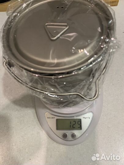 Кружка титановая, котелок, горелка