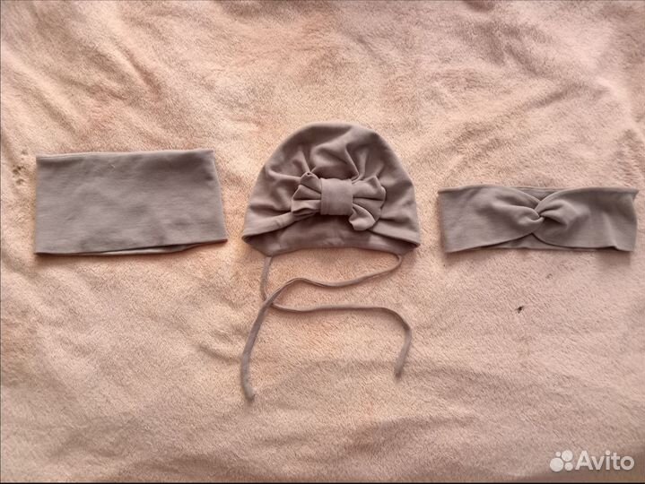 Комплект шапка и снуд для девочки