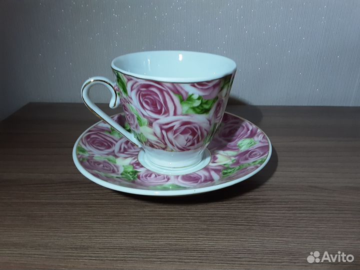 Чашка с блюдцем,подарочной упаковке,новые