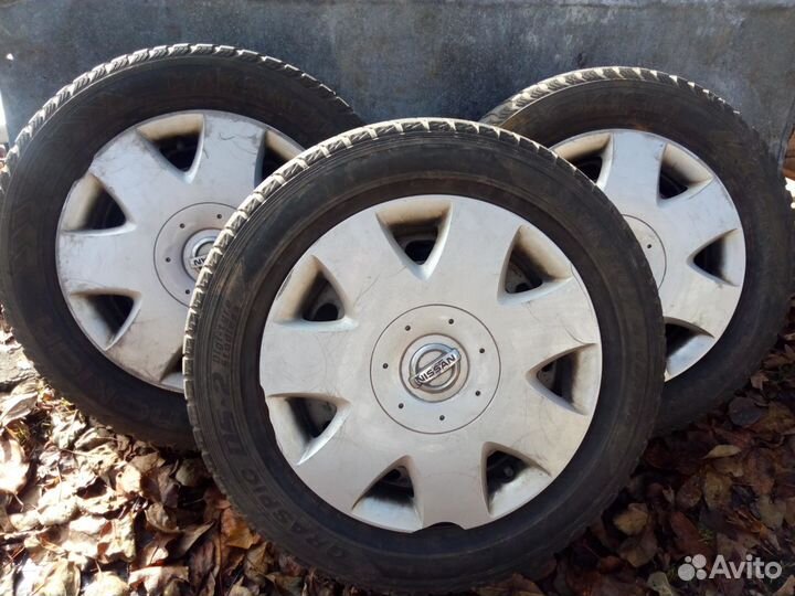 Диски штампованые R15 (резина зима, диск, колпак)