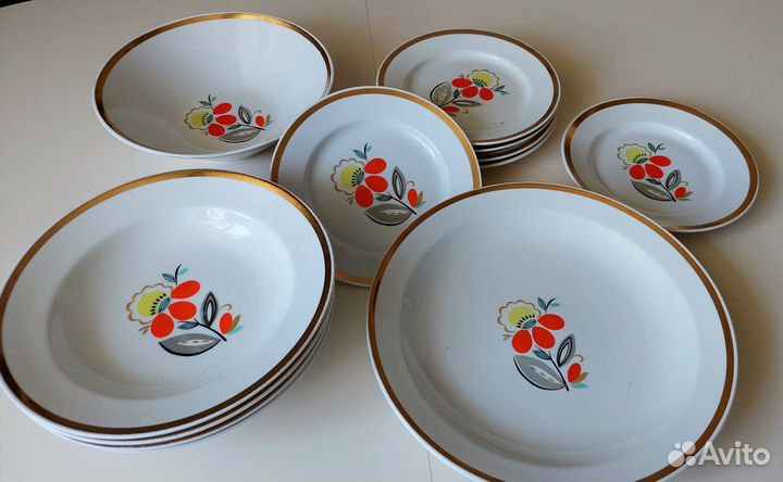 Столовый сервиз СССР Хайта 1971г