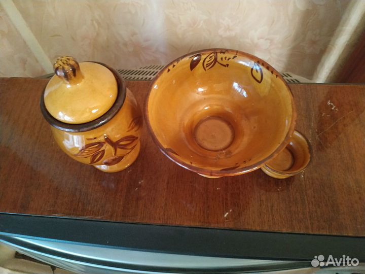 Набор глиняной посуды СССР цена за все