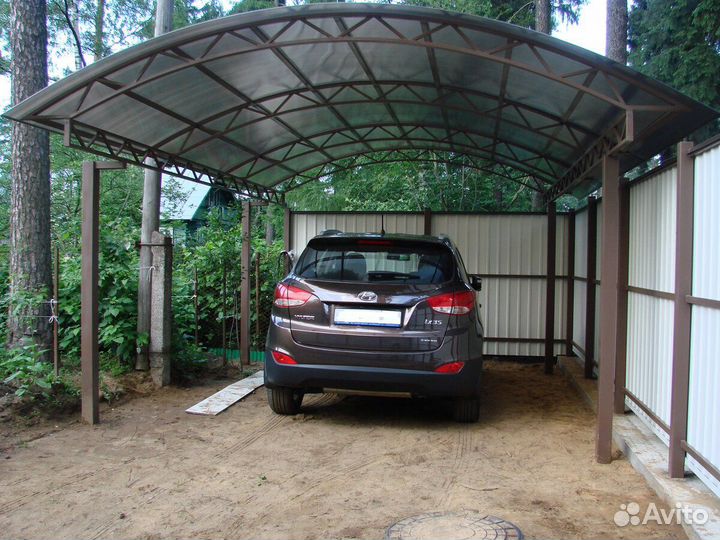 Заборы. Кровля