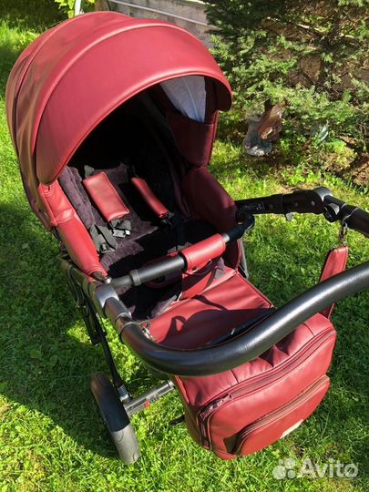 Детские коляски 2 в 1 эко кожа