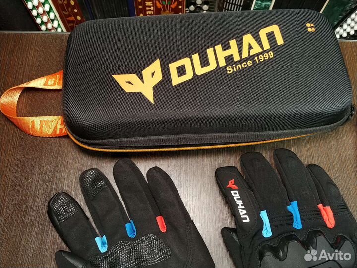 Мото Перчатки с подогревом Duhan 7.4v 2 аккум