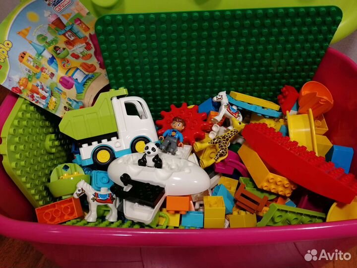 Lego Duplo 7 наборов + пластина