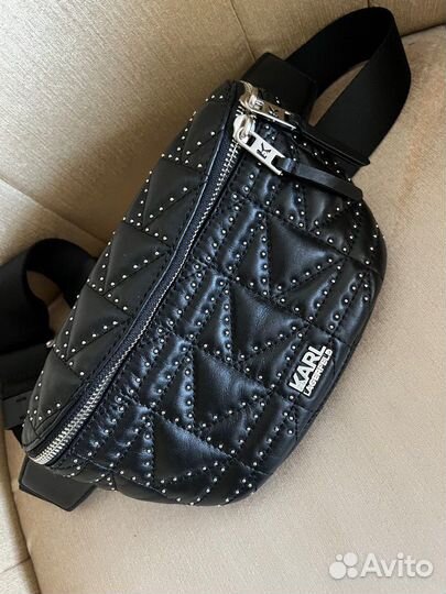 Поясная сумка Karl Lagerfeld кожа