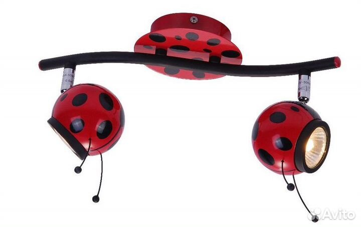 Светильник в детскую божая коровка