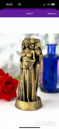 Молд силиконовый триединая богиня