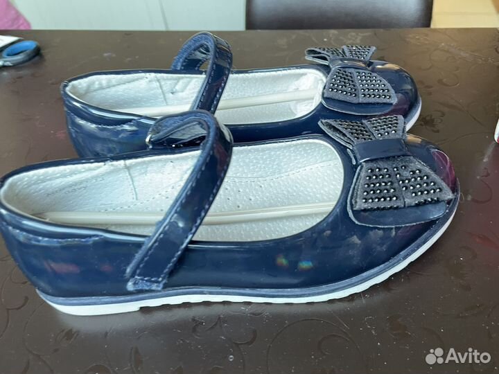 Туфли школьные для девочки 31 размер новые