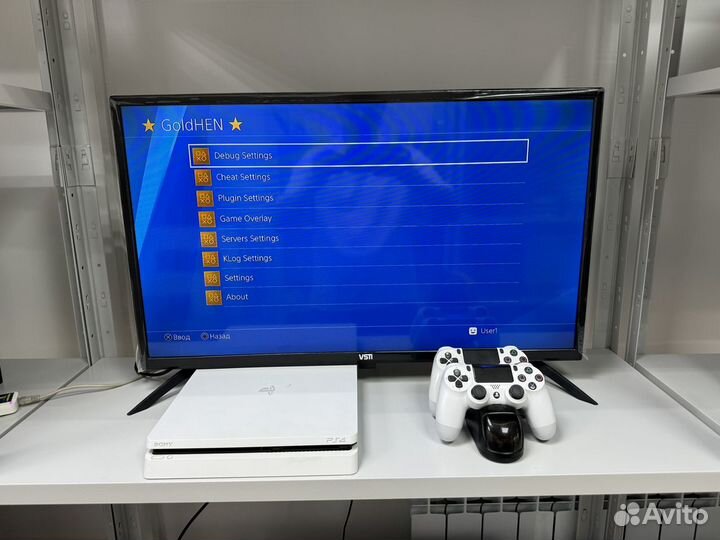 Прошитый Sony Playstation 4 + 1000 игр