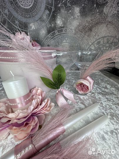 Свадебный набор, казна, бокалы, семейный очаг